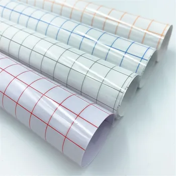  Самозалепващи прозрачни трансферния хартия PVC с привеждането в съответствие на мрежа За Cricut Лигав Винил Трансферния Лист За Стикери, стикери за Бродерия