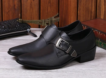  Британски мъжки сватбени Модела Обувки На плоска Подметка Черни Класически Италиански Обувки Мъжки Обикновена Обувки За Пушачи От Естествена Кожа Oxfords Chaussure Homme