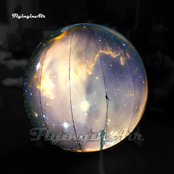  Персонализирани топчета Небесно Тяло печат балон на планетата осветление раздувной пълен като за украса на парти клуб