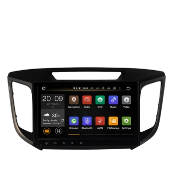  Android 10,0 Автомобилен GPS Навигация Мултимедиен DVD плейър Hyundai Creta IX25 2014-2016 Авто Стерео Радио с RDS, Wifi BT Aux