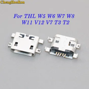  ChengHaoRan 1 бр. за THL W5 W6 W7 W8 W11 V12 V7 T3 T2 конектор micro usb кабел за зареждане порт за докинг станция, резервни части за ремонт на