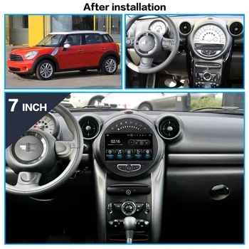  Android 9,0 Кола DVD плейър GPS, Glonass Навигация За BMW mini Cooper 2005-2013 Авто Авто Стерео мултимедиен плеър главното устройство лента