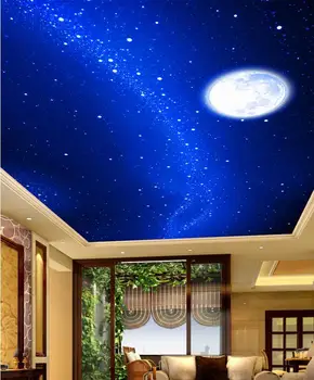  Потребителски фотообои Големи 3D Стерео романтични тавани Фентъзи нощното небе на тавана на 3d стенни тапети