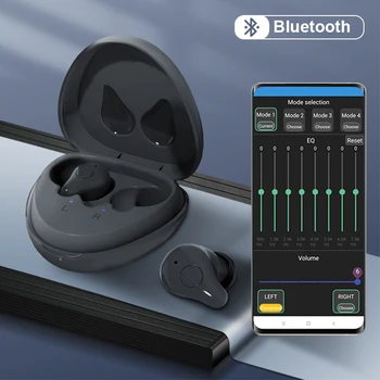  Акумулаторна Слухови Апарати Bluetooth Слухов Апарат С Програмируем Мини-Цифрово Усилване на Звука За Глухи Възрастни Хора audifonos