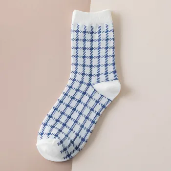  Чорапи-тръба, Дамски есен-зима еднакви Чорапи с Принтом, Дебели Чорапи със средна дължина, Женски Дебели Чорапи, Спортни чорапи, Размер 12