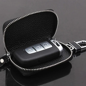  Автомобилни Кожени Портфейли авто Ключ, Ключодържател Калъф Чанта Чантата за Audi Q3 Q5 SQ5 Q7 A1 A3 A4 A4L A5 A6 A6L A7 A8 S5 S6 S7
