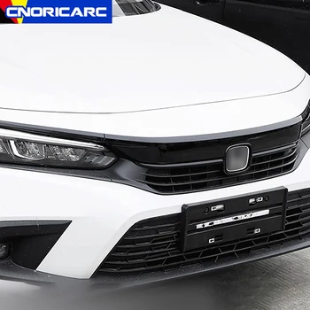  ABS Покритие на Предната Броня на Автомобила Рамка на Капака Ленти, Етикети За Honda Civic 11th Генерал 2022 Външни Етикети Аксесоари