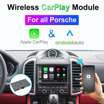  Безжична Apple Carplay За Porsche 911 Bosxter Cayman Macan Cayenne Panamera PCM3.1 CDR3.1 PCM4.0 Интерфейс автоматичен модул за Android