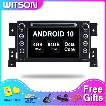  WITSON Android 10,0 Автомобилен GPS Навигация DVD плейър За SUZUKI GRAND VITARA 2006-2010 4 Грама 64 gb