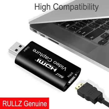  Мини 4K, HDMI Карта Улавяне USB 2.0 Аудио-Видео Кутия За Записване в Онлайн курс на Обучение, Видеозахват 1080P Поддръжка на живо компютърни Игри