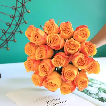  Атрактивен Изкуствени Цветя, Рози САМ Занаятите Аксесоари, Изкуствени Цветя, Рози Дълъг живот Декоративни