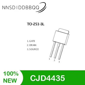  20 бр/лот CJD4435 MOSFET Транзистор TO-251-3Л IC Полеви транзистори Набор от Електронни Компоненти