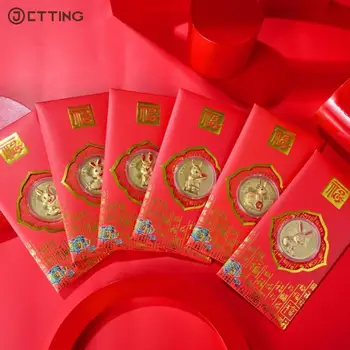  1 бр. Китайски Стил 2023 Нова Година на Заека Възпоменателни Монети празника на Червен Плик Барове Или Украса на Дома carteira