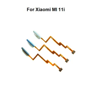  Оригинален За Xiaomi Mi 11i 5G Начало Бутон Меню Сензор за Пръстови Отпечатъци Скенер Touch ID Лента Конектор Гъвкав Кабел MI11i