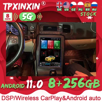  Android 11 6 + 128 грама За Volvo S60, V60 2011-2018 Стерео Радио Авто Мултимедиен Плейър GPS Навигация 2 Din DVD Carplay Главното Устройство Аудио
