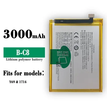  B-C8 100% Оригинални Висококачествени Сменяеми батерии За Vivo Y69 1714 Голям Капацитет 3000 mah Мобилен Телефон, Нови Литиеви Батерии