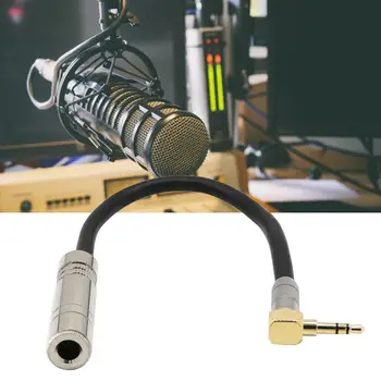  Аудио Разклонител Висококачествен 3,5 мм - 6.5 мм/6,35 мм AUX удължителен кабел аудио кабел с близък контакт