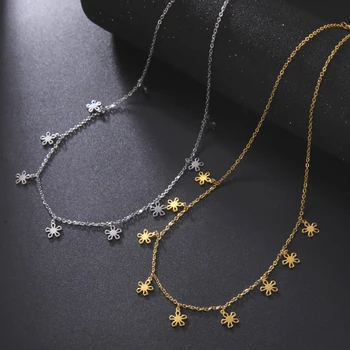  Sipuris Гореща Мода Звезда Луната Комбинираното Огърлица За Жени, Медальони От Неръждаема Стомана, Бижута Коледни Подаръци За Приятелки