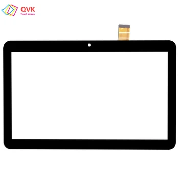  Черно 10,1 Инча за RoverPad Tesla Q10 3G Tablet PC капацитивен сензорен екран дигитайзер, тъчпад стъклен панел