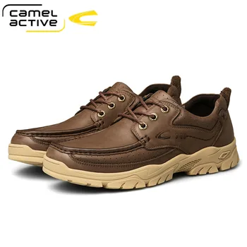  Camel Active/ Новост 2020 г.; мъжки обувки от естествена Кожа; Модни обувки От мека Телешка кожа; лека дишаща ежедневни Обувки; мъжки лоферы