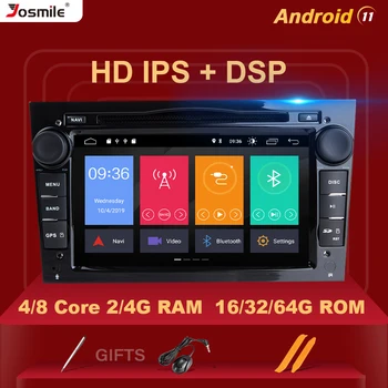  2 din Android 11 DVD Player За Opel Vectra C, Zafira B Corsa D C Astra G H J Meriva Виваро Мултимедия Радио GPS Навигация