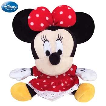  Най-добрите продажба на Disney Мини кукла 20 см кукла играчка плюшен Мики Маус мультяшная играчка плюшевое животно детски Коледен подарък за жена