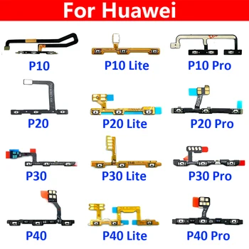  Страничният Бутон За Включване Изключване Бутон За Регулиране На Силата На Звука Гъвкав Кабел Лента За Huawei P40 P30 P20 Pro P10 Lite Plus
