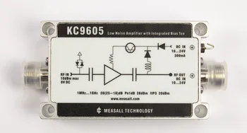  Нисък шум усилвател с фидерным на захранването 1 Ghz 20 db KC9605 с предварително усилване на антена връзка LNA