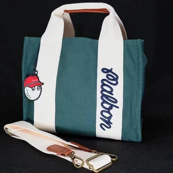  Модни облекла за голф, аксесоари, чанта, чанта за голф, чанта за съхранение, однотонная холщовая част чанта