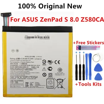  Оригиналната Нова Батерия За Таблет C11P1510 За ASUS ZenPad S 8,0 Z580CA 4000 mah Батерия Bateria 