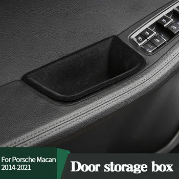  Вратата Чекмедже За Съхранение на Porsche Macan 2014-2021 ABS Стадото Силна Вътрешна Износоустойчиви Декоративни Аксесоари