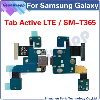  За Samsung Galaxy Tab Active LTE SM-T365 T365 Micro USB Зарядно Устройство, Порт за Зареждане на Док Конектор Микрофон Гъвкав Кабел Такса
