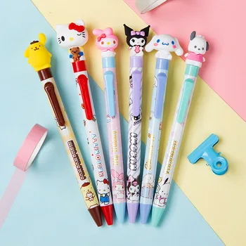  Kawaii Sanrio Мультяшная Неутрална Дръжка Дръжка За Подпис Сладко Аниме Писалка Hello Kitty Гел Писалка Креативни Детски Коледни Подаръци
