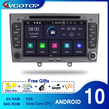  Авто DVD плейър AVGOTOP Android 10 за PEUGEOT 408 T27 2010 2011 Carplay Navi Радио Главното Устройство