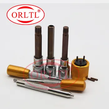  ORLTL 8 бр. Инструменти за ремонт на Инжектор Система за Впръскване на горивото Инструменти, за да Премахнете Инжектор Дизелов Двигател 8 бр. за Инжектор Клапан