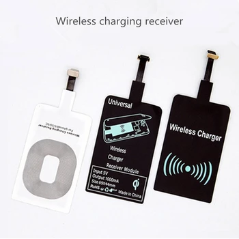  Qi Стандарт за Безжична кабел за зареждане на Приемника За iPhone X 8 7 6 Type-C Безжично Зарядно Устройство За Samsung S8 S9 Micro USB Pad Макара