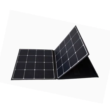  Монокристаллическая Преносими Слънчеви панели, ETFE4 голям Капацитет 200 W за Външна Кемпинговой Пътна Сгъваема Слънчева Зареждане