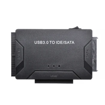  1бр USB 3.0 до 2,5/3,5 инча IDE SATA Конвертор Здрав Адаптер За Твърд Диск С USB 3.0 Кабел за Предаване на Данни и Компютърни Аксесоари
