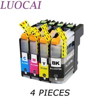  LuoCai LC225 LC227 4 бр. Съвместими касети с мастило за принтери brother MFC-J4420DW J4620DW J4625DW J5320DW J5620DW J5625DW