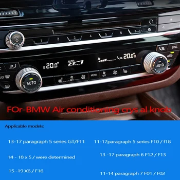  Автомобилен Стайлинг За-BMW 567 Серия G30 G38 G32 X3 G01 G08 X4 G02 Кристален бутон за включване на климатика Смяна на гарнитури
