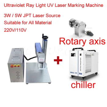  Машина за етикетиране на лазер ултравиолетовите лъчи ДЖПТ 3V 5V purpurea студена светла УЛТРАВИОЛЕТОВА ултравиолетова с Интеркулер За универсален материал метал, дърво кристал Стъкло