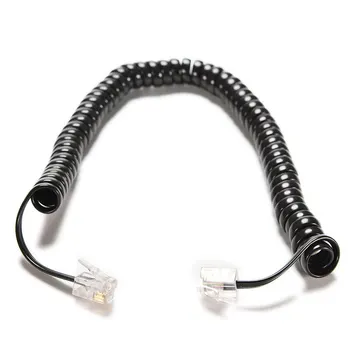  BLAST 6,5 Подножието Телефонната слушалка Удължител Телефон Къдрава Макара Линеен кабел Кабел 2 М и Най-Дългата Кол Спирален Кабел
