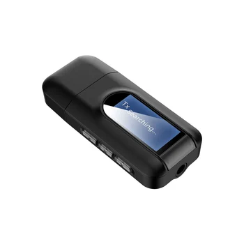  Свързване на Приемника в Предавател Стерео Безжичен Аудио Адаптер HI FI, 3.5 мм USB Интерфейс Преносим Стабилен 5,0 Музика