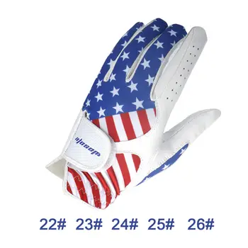  Ръкавици за голф on-Slip Единични Трайни Меки Дишащи Ръкавици с един пръст игрища за Спорт на открито