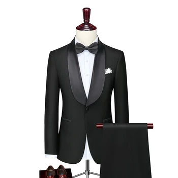  Сшитое поръчкови Сватбена Рокля на Булката Блейзър Панталони Бизнес Висококачествени Класически Панталони SA04-86999