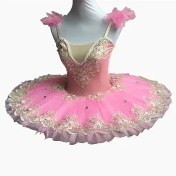  Rose Балетное Рокля За Танци, Секси Професионални Балетное Рокля-пакет За Възрастни, Костюми на 