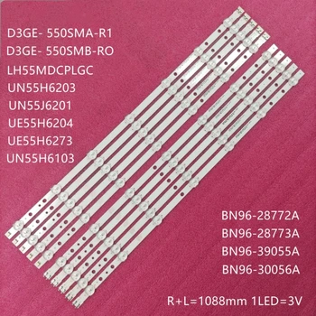  Светодиодна лента със задно осветление (10) за S amsung LH55EDDPL UN55J620DAF UA55H6203 UN55H6103A CY-DF550CSLV1H CY-DF550CSLV4H LSF550HJ02-А01