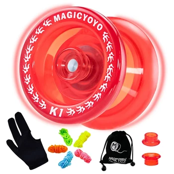  MAGICYOYO K1-Plus Професионален отзивчив йо-йо за деца, пластмасов йо-йо с тесен С-образно подшипником, йо-йо за начинаещи