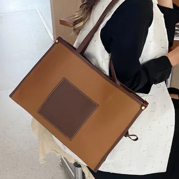  100% кожена модерна луксозна голяма дамски мека чанта, чанта през рамо, дамски ежедневни чанта с голям капацитет