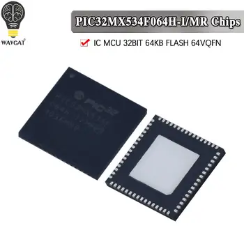  PIC32MX534F064H-IMR QFN64 висока производителност 32-битов флаш микроконтролер, USB, CAN и Ethernet